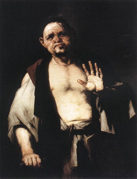 Philosopher Crateres ca. 1652 by Luca Giordano  Galleria Nazionale dArte Antica Roma